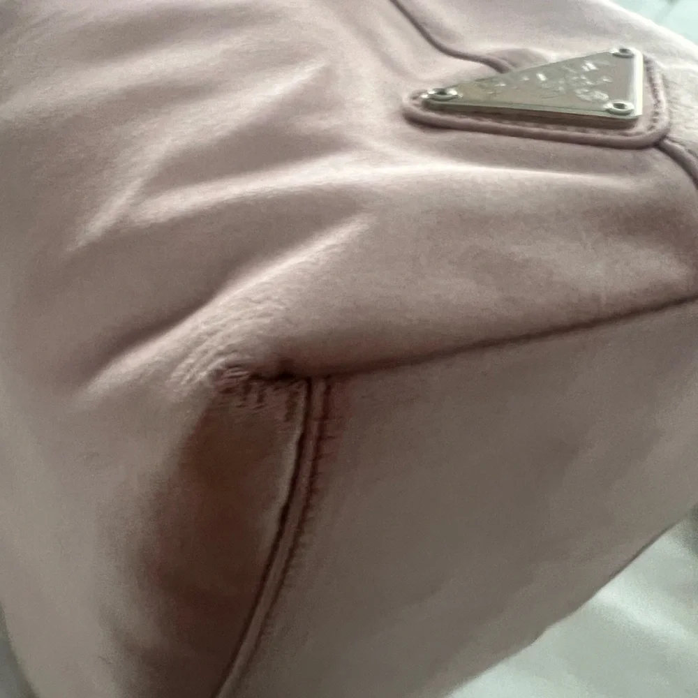 Prada silk handbag with acrylic handles (vintage) - Picture 6 of 15